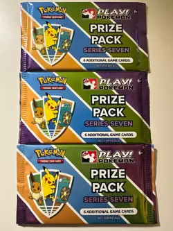 Play! Pokemon Prize Pack Series 7 Sealed English (Lot of 3) - Image 1