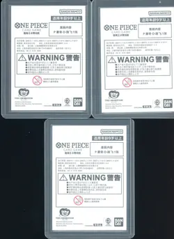 Lot (3) 2024 One Piece S.Chinese Pack Battle Promo P L Monkey D. Luffy - Image 2