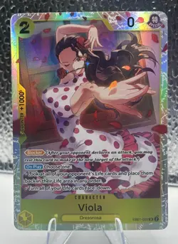 One Piece TCG - Viola EB01-052 SR Holo NM English - Image 1