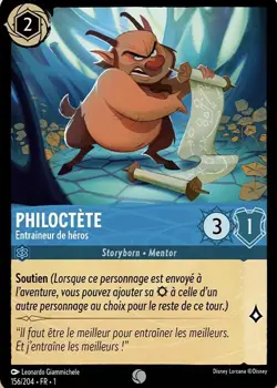 156/204 FR | Philoctete, Entraineur de heros | carte Disney Lorcana (2023) - Image 1