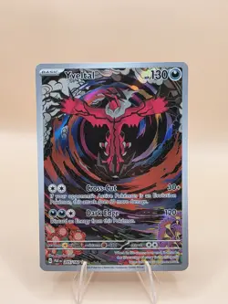 Yveltal 205/182 Pokemon Card - SV04: Paradox Rift Illustration Rare - NM - Image 1