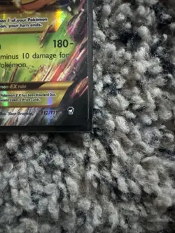 Pokemon TCG M Heracross EX Holo Card 112/111 Furious Fists Secret Rare - Image 4