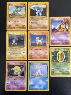 Lot of 8-VINTAGE - Pokemon Cards WOTC - Base Set - Hp- Lot 6 - Image 1