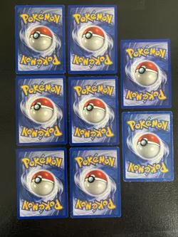 Lot of 8-VINTAGE - Pokemon Cards WOTC - Base Set - Hp- Lot 6 - Image 2