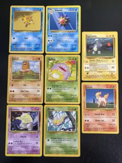 Lot of 8-VINTAGE - Pokemon Cards WOTC - Base Set - Hp- Lot 10 - Image 1