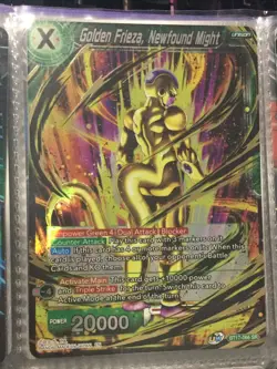 Golden Frieza Newfound Might Dragon Ball Super Card Ultimate Squad BT17 066 SR - Image 1