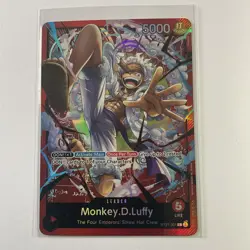 One Piece Card Game 🏴‍☠ST21-001 Monkey.D.Luffy "Leader" NM Alt Art Foil ENG - Image 1