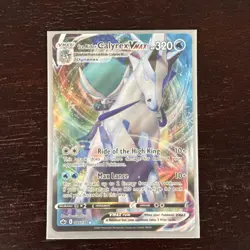 Pokemon Ice Rider & Shadow Rider Calyrex VMAX Holo Lot - 2 Cards, 2021 - Image 2
