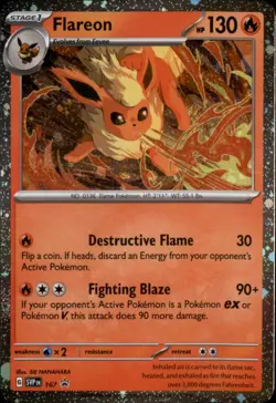 Flareon - (Cosmos Holo) Holo Promo SV: Scarlet & Violet Promo Cards 167 NM - Image 1