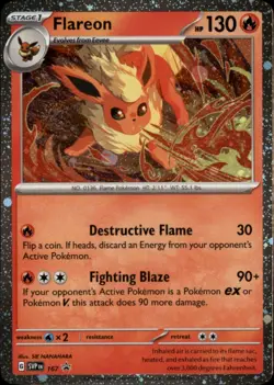 Flareon - (Cosmos Holo) Holo Promo SV: Scarlet & Violet Promo Cards 167 NM - Image 1