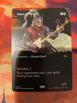 MTG Tarkir Dragonstorm Voice of Victory Borderless - Image 1