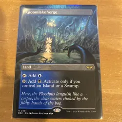 MTG Gloomlake Verge (Borderless) Duskmourn: House of Horror NM-M - Image 1