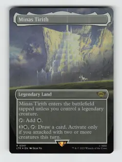 Minas Tirith (0341) (Borderless)*Foil* LTR 341 NM - Image 1