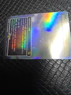 MTG Minas Tirith (0420) - Foil - Borderless, NM, English Universes Beyon - Image 2