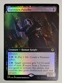 Forsworn Paladin (Extended Art) Adventures in the Forgotten Realms Foil - Image 1