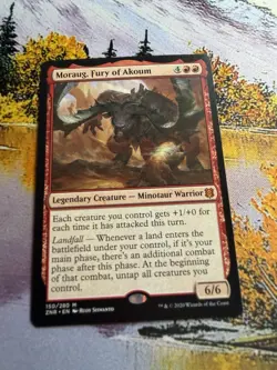 Moraug, Fury of Akoum [Zendikar Rising] Near Mint - Image 1