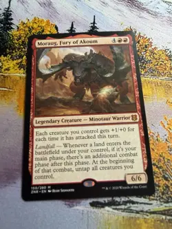 Moraug, Fury of Akoum [Zendikar Rising] Near Mint - Image 2