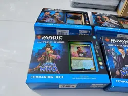 MTG MAGIC THE GATHERING DOCTOR WHO COMMANDER 4 DECK SET UNIVERSES BEYOND - Image 2