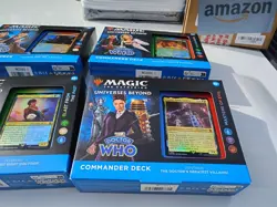 MTG MAGIC THE GATHERING DOCTOR WHO COMMANDER 4 DECK SET UNIVERSES BEYOND - Image 3