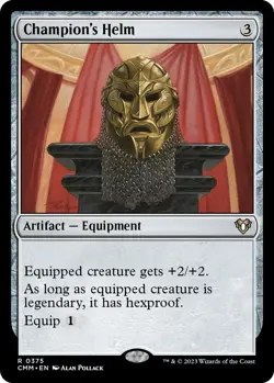 Champion's Helm MTG NM Commander Masters Regular NON-FOIL - Image 1