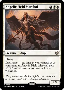 Angelic Field Marshal MTG NM Commander Masters Regular NON-FOIL - Image 1