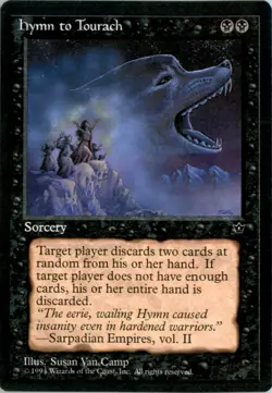 Hymn to Tourach (Van Camp) Fallen Empires FEM Normal NM - Image 1
