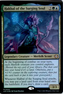 Hakbal of the Surging Soul Commander: The Lost Caverns of Ixalan LCC Foil NM - Image 1