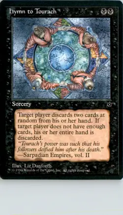 Hymn to Tourach (Danforth) Fallen Empires FEM Normal NM - Image 1