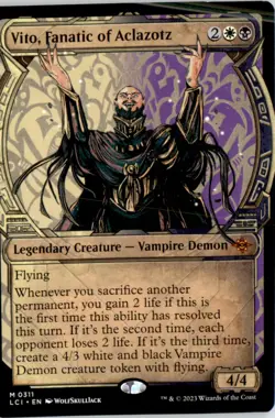 Vito, Fanatic of Aclazotz (Showcase) The Lost Caverns of Ixalan LCI NM - Image 1