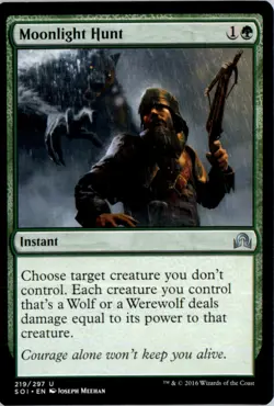 Moonlight Hunt Normal U Shadows over Innistrad 219 NM - Image 1