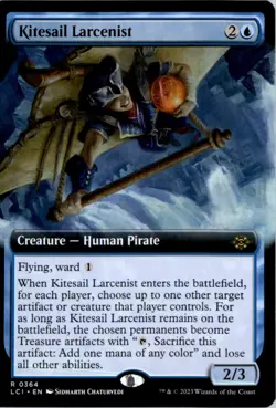 Kitesail Larcenist (Extended Art) The Lost Caverns of Ixalan LCI Normal NM - Image 1