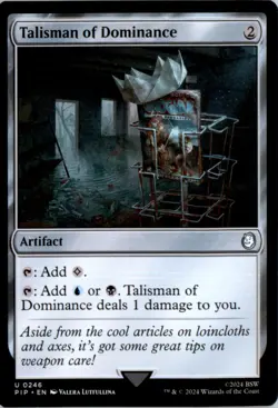 Talisman of Dominance Universes Beyond: Fallout PIP Normal NM - Image 1