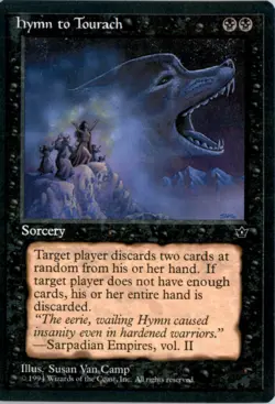 Hymn to Tourach (Van Camp) Fallen Empires FEM Normal NM - Image 1