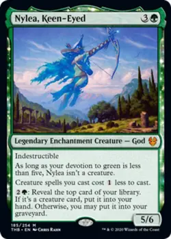 1x Nylea, Keen-Eyed - Foil Light Play MTG Magic - Kid Icarus - - Image 1