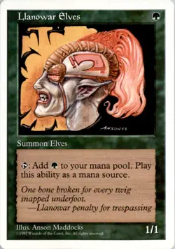 Llanowar Elves Anthologies ATH Normal NM - Image 1