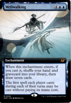 Weftwalking (Extended Art) Edge of Eternities EOE Normal NM - Image 1