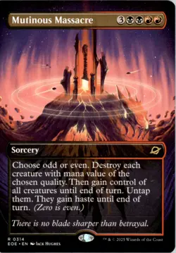 Mutinous Massacre (Borderless) Edge of Eternities EOE Normal NM - Image 1
