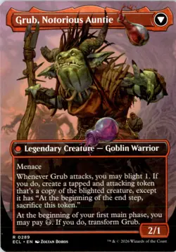 Grub, Storied Matriarch (Borderless) Lorwyn Eclipsed ECL Normal NM - Image 2