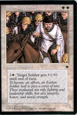 Icatian Lieutenant Fallen Empires FEM Normal NM - Image 1