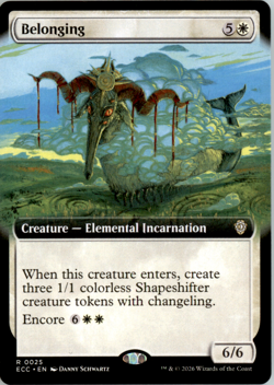 4Belonging (Extended Art) - Commander: Lorwyn Eclipsed (ECC) Normal - Image 1