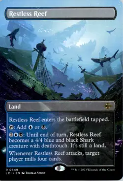 Restless Reef (Borderless) The Lost Caverns of Ixalan LCI Normal NM - Image 1