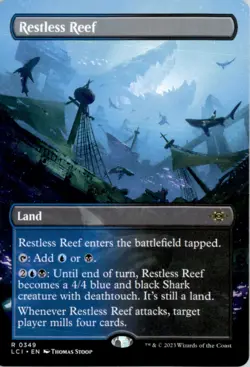 Restless Reef (Borderless) The Lost Caverns of Ixalan LCI Normal NM - Image 1