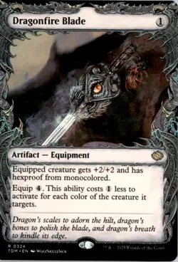 Dragonfire Blade (Showcase) Tarkir: Dragonstorm TDM Normal NM - Image 1
