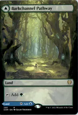 Barkchannel Pathway (Borderless) Kaldheim KHM Normal NM - Image 1