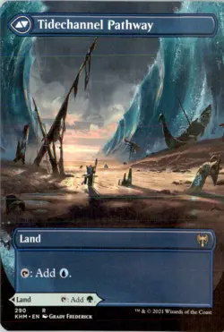 Barkchannel Pathway (Borderless) Kaldheim KHM Normal NM - Image 2