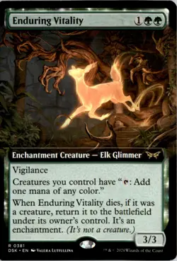 Enduring Vitality (Extended Art) Duskmourn: House of Horror DSK Normal NM - Image 1
