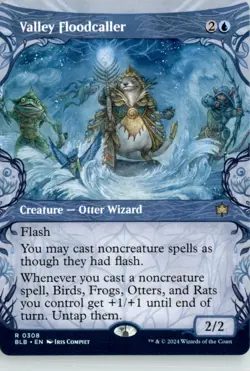 Valley Floodcaller (Showcase) Bloomburrow BLB Normal NM - Image 1