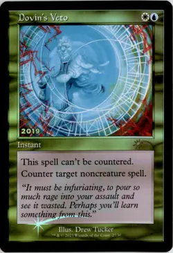Dovin's Veto 30th Anniversary Promos 30A-P Foil NM - Image 1