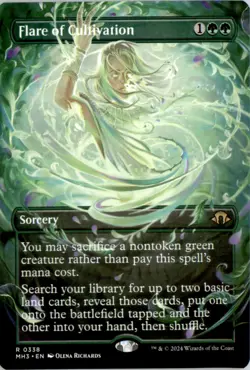 Flare of Cultivation (Borderless) Modern Horizons 3 MH3 Normal NM - Image 1