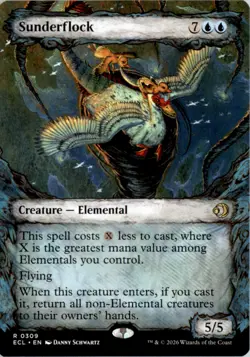 Sunderflock (Showcase) Lorwyn Eclipsed ECL Normal NM - Image 1
